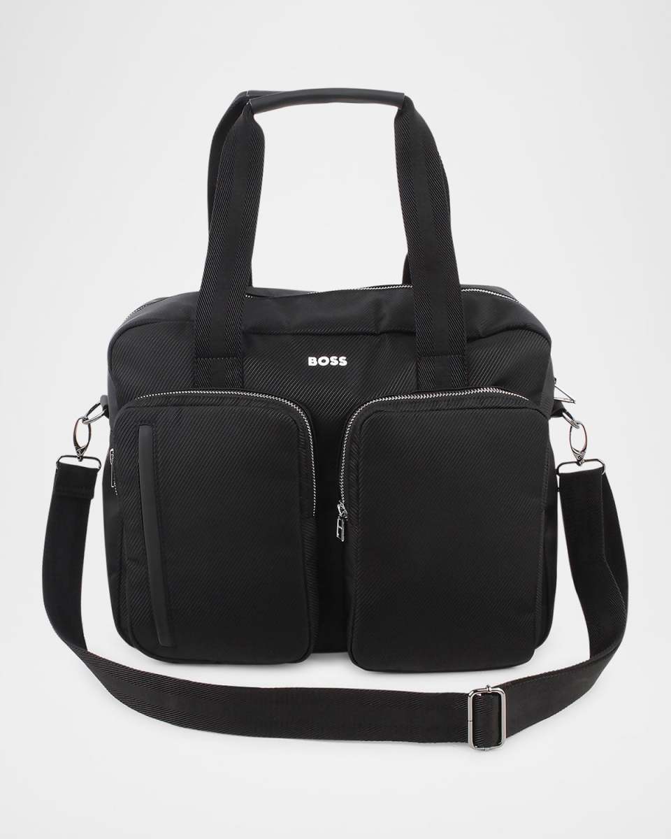 Changing Bag W/ Silicone Logo-Print